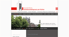 Desktop Screenshot of hausaerzte-kempen.de